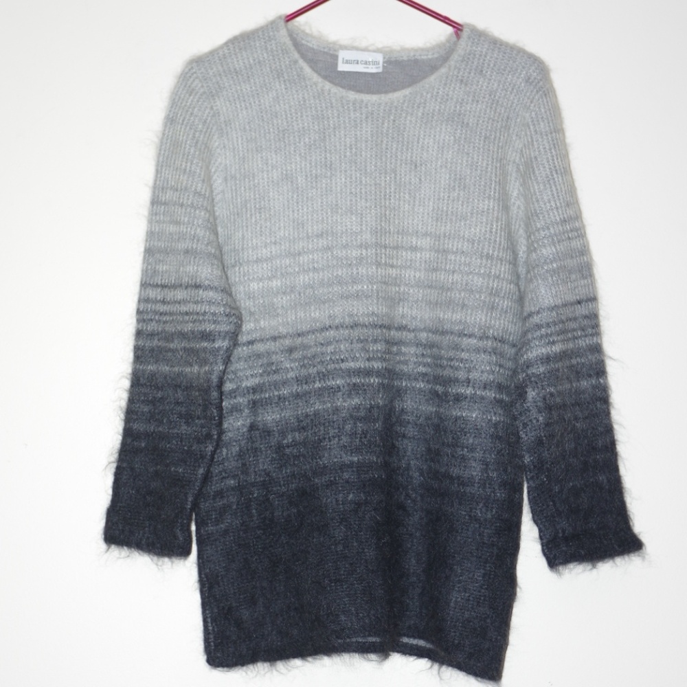 MERINO MOHAIR WOOL Blend Extra FINE LUXURY Sweater